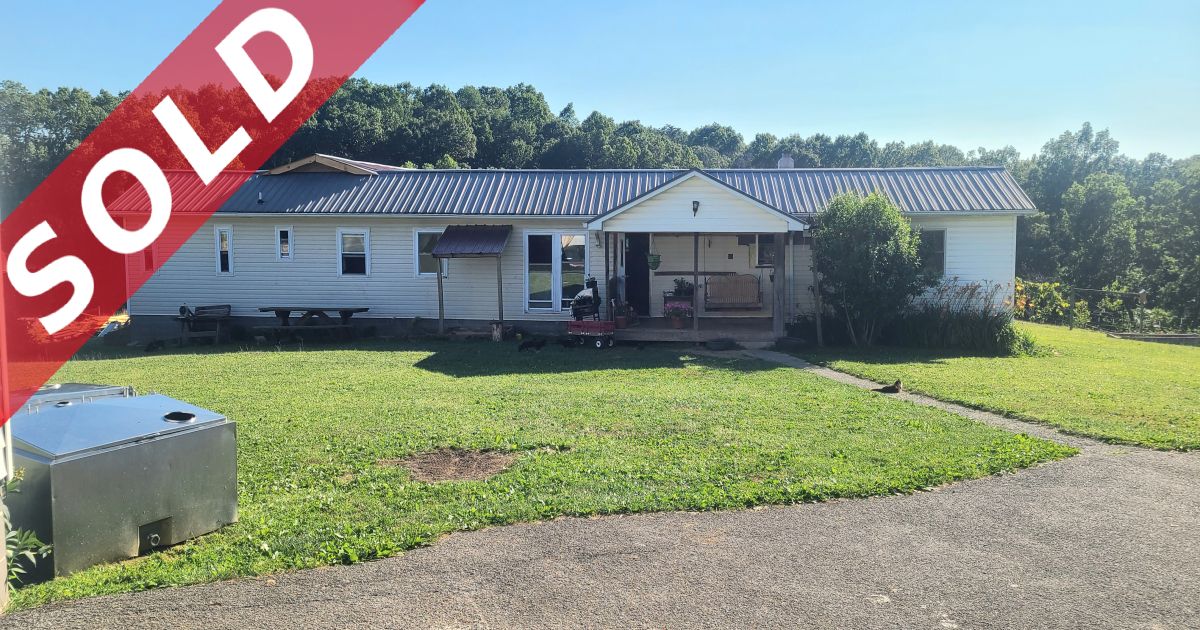 SOLD! LIST WITH Red Oak Realty, wv Ballard, WV106 AC/ farm ideal for
