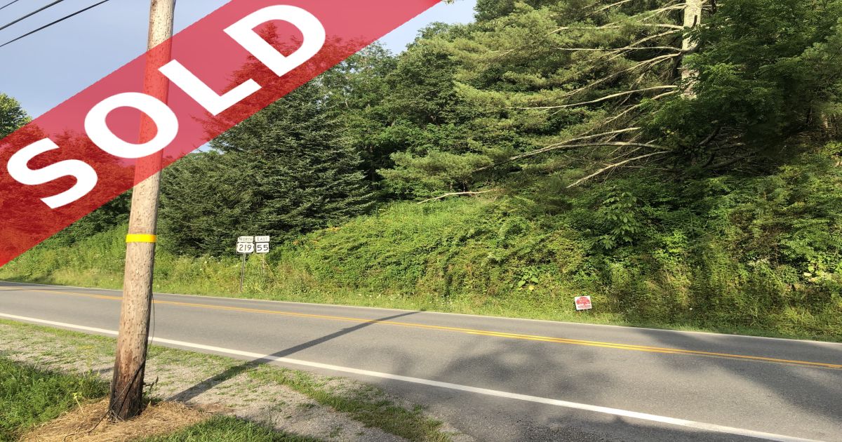 SOLD! LIST WITH Red Oak Realty, wv Valley Head 0.78 acres fronting 219