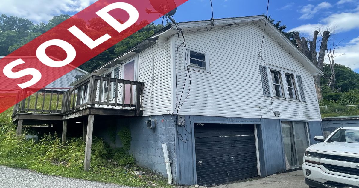 SOLD! LIST WITH Red Oak Realty, wv Charleston, WV home in need of repair, 2 bedroom 1 bath
