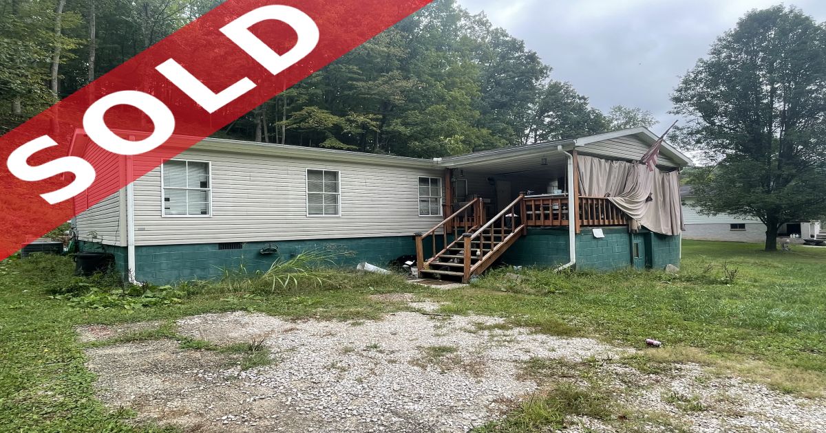SOLD! LIST WITH Red Oak Realty, wv Charleston, WV Double wide on cinder block foundation, needs